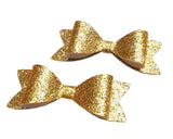 Gold Glitter Paper Bow DIY Set - 12 per order (Pricing for sizes vary)