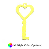 Heart Key Die Cut Shape - 25 per order (Pricing for sizes vary)