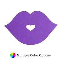 Heart Lips Die Cut Shape - 25 per order (Pricing for sizes vary)