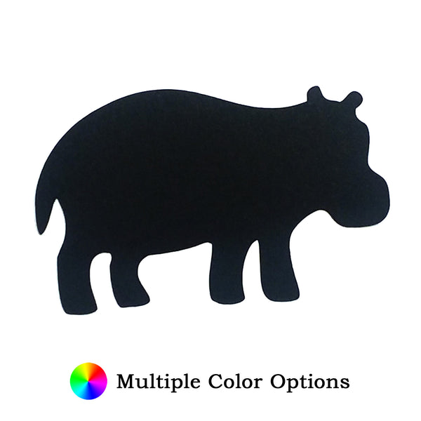 Hippo Die Cut Shape - 25 per order (Pricing for sizes vary)