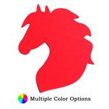 Horse Head Die Cut Shape - 25 per order (Pricing for sizes vary)