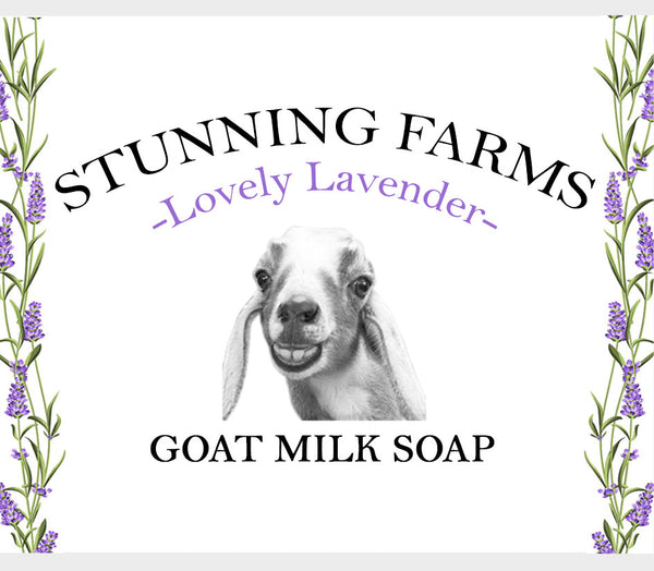 Lavender Vanilla Goat Milk Soap (3 oz)