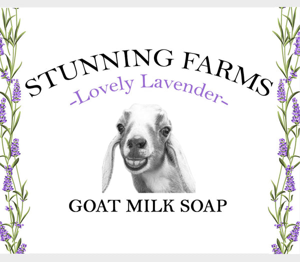 Lavender Vanilla Goat Milk Soap (5 oz)