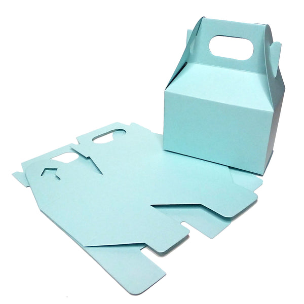 12 Pack - Light Blue Gable Boxes