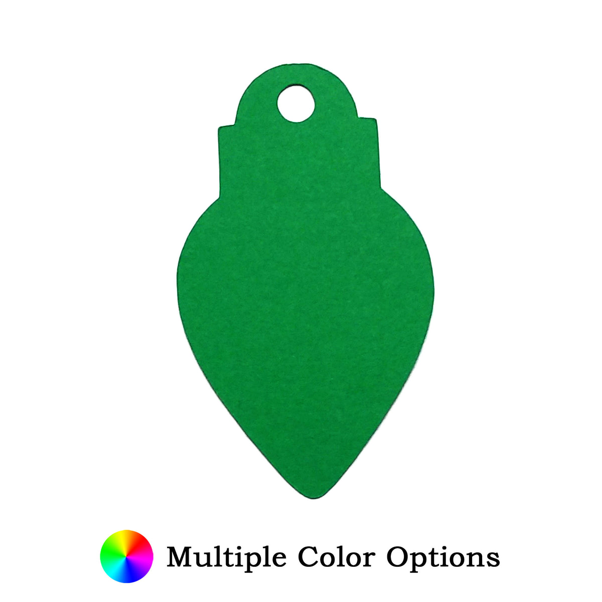 Paperclip Shape Bulb Christmas Bulb Paper Shape – DIY Paper Supply