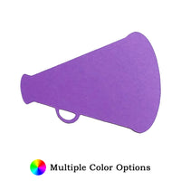 Megaphone Die Cut Shape - 25 per order (Pricing for sizes vary)