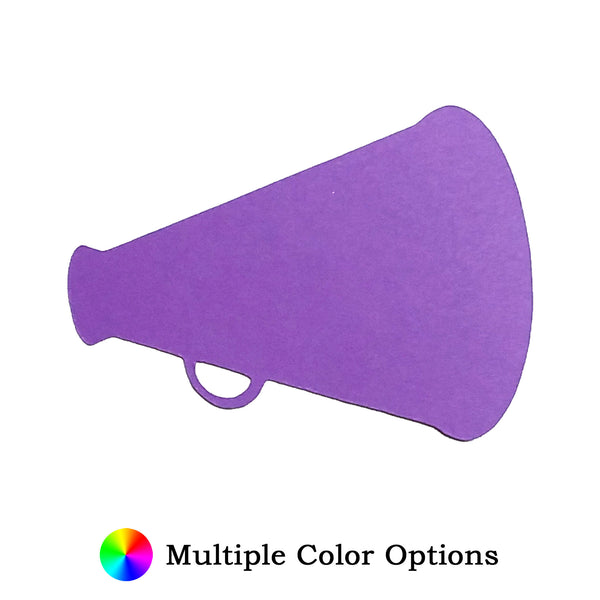Megaphone Die Cut Shape - 25 per order (Pricing for sizes vary)