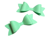 Mint Green Paper Bow DIY Set - 12 per order (Pricing for sizes vary)