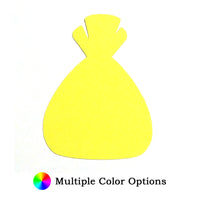 Money Bag Die Cut Shape - 25 per order (Pricing for sizes vary)