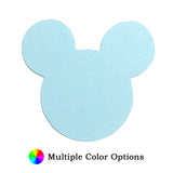 Mouse Head Die Cut Shape - 25 per order (Pricing for sizes vary)