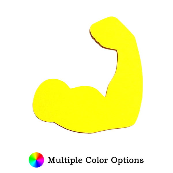 Muscle Arm Die Cut Shape - 25 per order (Pricing for sizes vary)