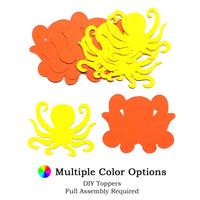 Octopus DIY Cupcake Topper (12 kits per order)