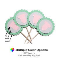 Onesie DIY Cupcake Toppers (12 kits per order)