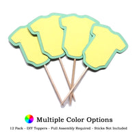Onesie DIY Cupcake Topper (12 kits per order)