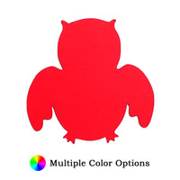 Owl Die Cut Shape - 25 per order (Pricing for sizes vary)