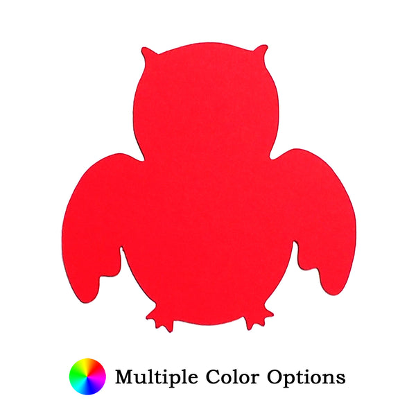 Owl Die Cut Shape - 25 per order (Pricing for sizes vary)