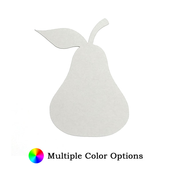 Pear Die Cut Shape - 25 per order (Pricing for sizes vary)