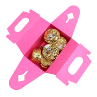 12 Pack - Pink Gable Boxes