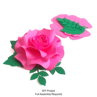 Pink DIY Paper Rose Kits - 12 per order (Pricing for sizes vary)