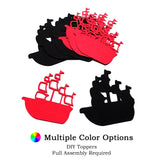 Ship DIY Cupcake Topper (12 kits per order)