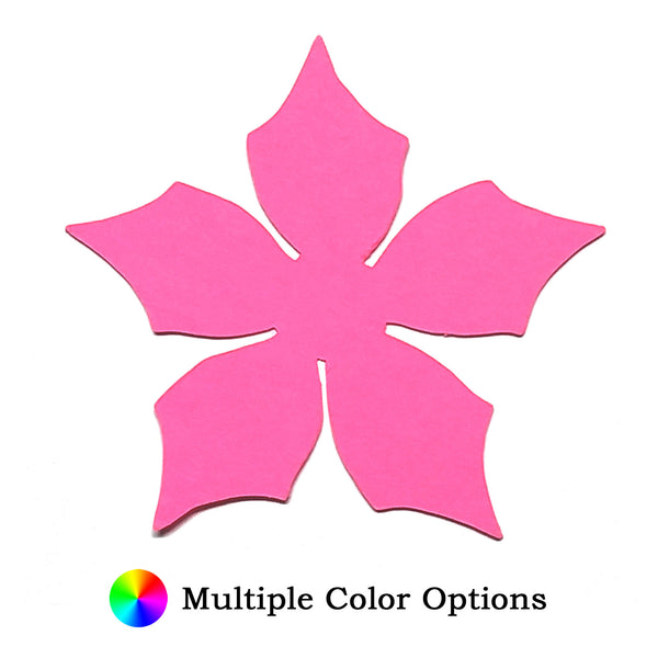 Poinsettia Petal Die Cut Shape - 25 per order (Pricing for sizes vary)