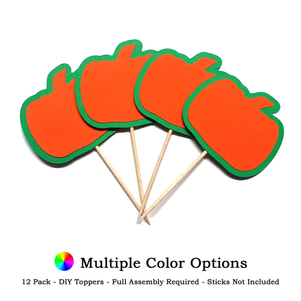 Pumpkin DIY Cupcake Topper (12 kits per order)