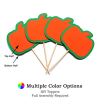 Pumpkin DIY Cupcake Topper (12 kits per order)