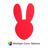Bunny Head Die Cut Shape - 25 per order (Pricing for sizes vary)