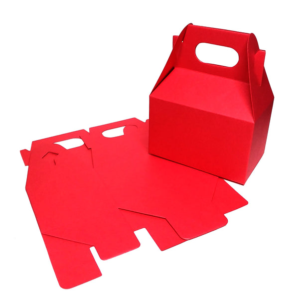 12 Pack - Red Gable Boxes