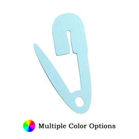Safety Pin Die Cut Shape - 25 per order (Pricing for sizes vary)