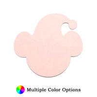 Santa Mouse Head Die Cut Shape - 25 per order (Pricing for sizes vary)