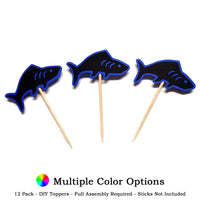 Shark DIY Cupcake Topper (12 kits per order)