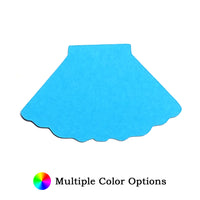 Short Skirt Die Cut Shape - 25 per order (Pricing for sizes vary)