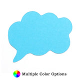 Cloud Speech Bubble Die Cut Shape - 25 per order (Pricing for sizes vary)