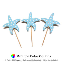 Starfish DIY Cupcake Topper (12 kits per order)