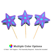 Starfish DIY Cupcake Topper (12 kits per order)