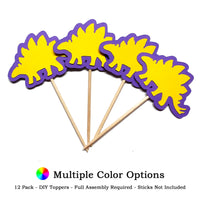 Stegosaurus DIY Cupcake Topper (12 kits per order)