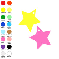 Star Shape Gift Tags - 2.5" H x 2.5" W (25 per order)