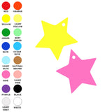 Star Shape Gift Tags - 2.5" H x 2.5" W (25 per order)