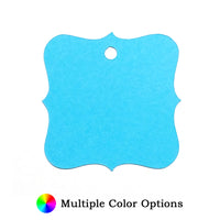 Square Bracket Gift Tags - 2" H x 2" W (25 per order)