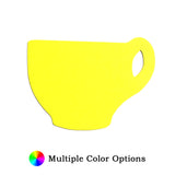 Teacup Die Cut Shape #2 - 25 per order (Pricing for sizes vary)