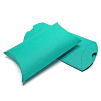 12 Pack - Teal Pillow Boxes