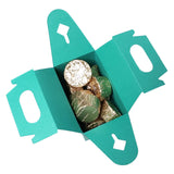 12 Pack - Teal Gable Boxes