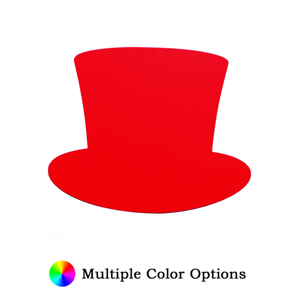 Top Hat Die Cut Shape 25 per order Pricing for sizes vary