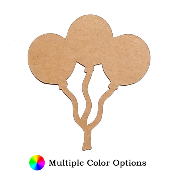 Triple Balloon Die Cut Shape - 25 per order (Pricing for sizes vary)