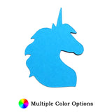 Unicorn Head Die Cut Shape - 25 per order (Pricing for sizes vary)