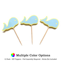 Whale DIY Cupcake Topper (12 kits per order)