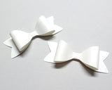 White Paper Bow DIY Set - 12 per order (Pricing for sizes vary)