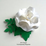 White Paper Rose DIY Set - 12 per order (Pricing for sizes vary)