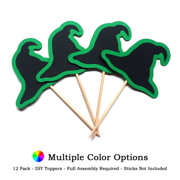 Witch Hat DIY Cupcake Topper (12 kits per order)